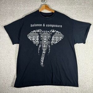 Balance & Composure shoegaze band early 2000s elephant graphic t